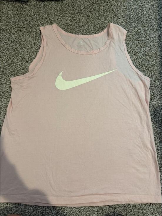 Nike Other - Men’s NIKE Pink Tank For Summer Gym Athletic wear Large